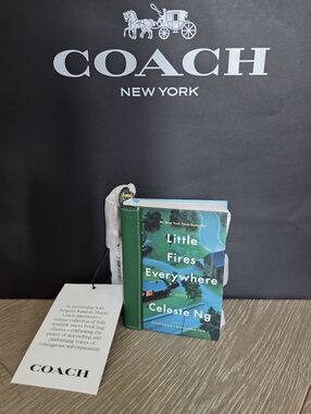 Coach Book Charm Little Fires Everywhere Celeste Ng - Brand New Packaged